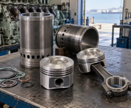 marine diesel overhaul 16V92T